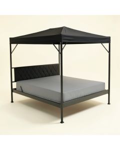Marion Canopy Bed (synthetic illustration; no displayed measurements)