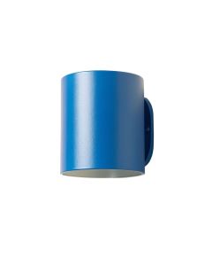 Reed Branch Wall Sconce Mounted On A Plain Wall - Blue (synthetic illustration; no displayed measurements)