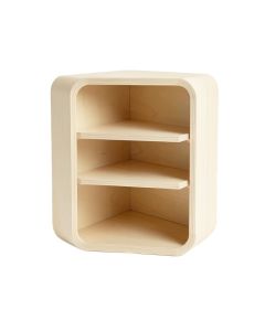 Pine Bend Empty Mug-Storage Cabinet Insert - Ivory (synthetic illustration; no displayed measurements)