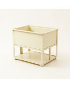 Brook Crest Empty Raised Planter - Cream (synthetic illustration; no displayed measurements)