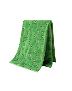 Iverson Image Of Pattern Of Tiny Peacock Feathers Tea Towel