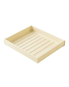 Lake Dell Empty Under-Desk Cable Tray - Cream