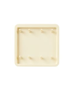 Cliff Dell Empty Wall-Mounted Tool Organizer Panel - Ivory (synthetic illustration; no displayed measurements)