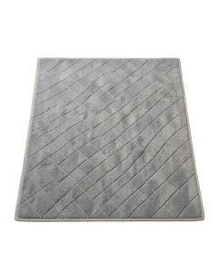 Ash Bluff Bath Mat - Gray (synthetic illustration; no displayed measurements)