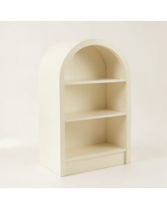 Ash Crossing Freestanding Bookcase - Cream (synthetic illustration; no displayed measurements)