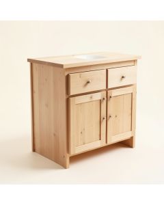 Okanogan 24 '' Single Bathroom Vanity Set (synthetic illustration; no displayed measurements)
