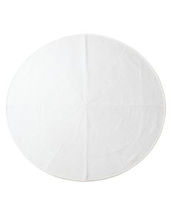 Heath Bluff Round Area Rug - White (synthetic illustration; no displayed measurements)