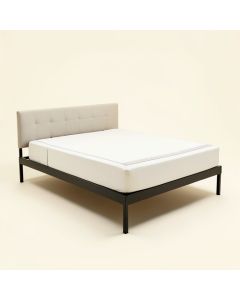 Aisha 46.9 '' Steel Platform Bed (synthetic illustration; no displayed measurements)