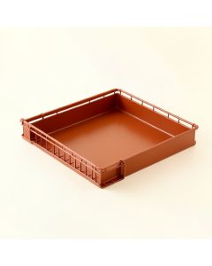 Summit Dale Empty Under-Desk Cable Tray - Terracotta (synthetic illustration; no displayed measurements)