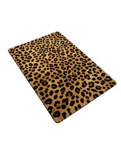 Soho Animal Print Tufted Brown/Black Area Rug