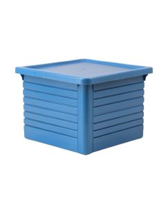 Holly Brook Closed Outdoor Storage Box - Blue (synthetic illustration; no displayed measurements)