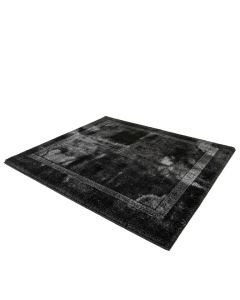 Shag Black/Gray Rug
