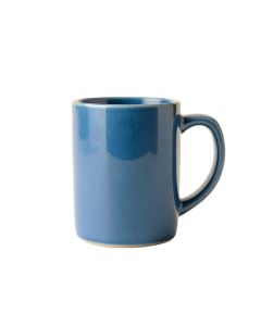 Dune Bend Ceramic Mug - Blue (synthetic illustration; no displayed measurements)