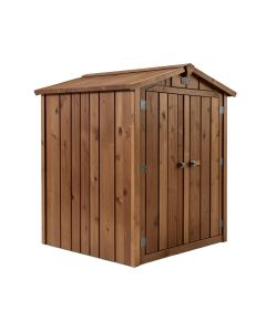 12 Ft. W X 5 Ft. D Solid Wood Lean-To Storage Shed