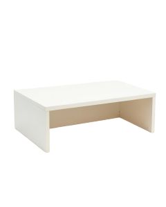 Slate Bend Desktop Monitor Riser - White