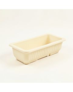 Vale Canyon Empty Railing Planter With Integral Brackets - Ivory (synthetic illustration; no displayed measurements)