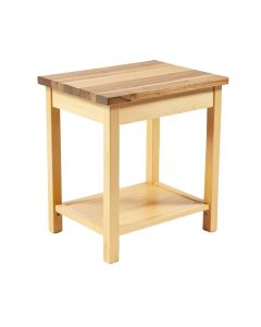 Bertold Kitchen Cart With Butcher Block Top