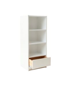 Ash Dale Narrow Cubby Tower - White (synthetic illustration; no displayed measurements)