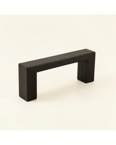 Hill Bend Cabinet Handle Without Packaging - Black (synthetic illustration; no displayed measurements)
