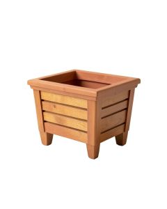 Clay Bend Empty Raised Planter - Terracotta
