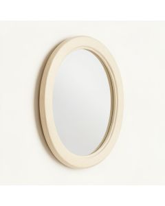Moss Bend Framed Wall Mirror - Cream (synthetic illustration; no displayed measurements)
