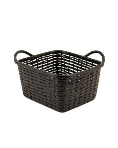 Reed Bluff Empty Storage Basket - Black
