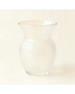 Stone Brook Empty Decorative Vase - White (synthetic illustration; no displayed measurements)