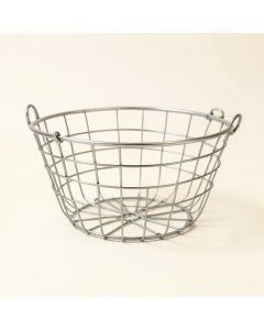 Vintage Style Wire Egg Basket (synthetic illustration; no displayed measurements)