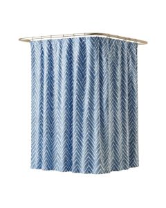 Lavina Chevron Single Shower Curtain