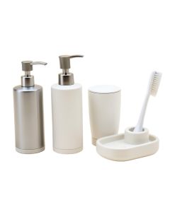 Destini 4 Piece Bathroom Accessory Set