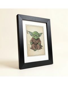 Wilkes Star Wars Yoda U.S. Stamp Sheet Wood Picture Frame (synthetic illustration; no displayed measurements)