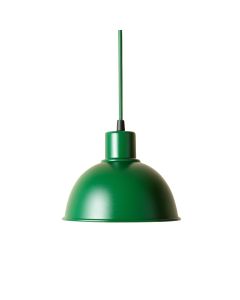 Ridge Crossing Pendant Light Suspended From One Plain Cable - Green