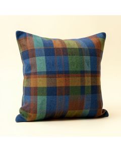 Bohemian Checkered Folk Square Pillow Cover (synthetic illustration; no displayed measurements)