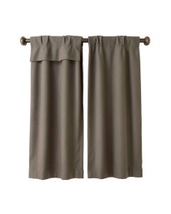 Nature Geometric Room Darkening Rod Pocket Curtain Panels (synthetic illustration; no displayed measurements)