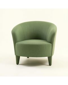 Willow Dell Upholstered Armchair - Green (synthetic illustration; no displayed measurements)