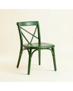 Oak Bridge Dining Chair - Green (synthetic illustration; no displayed measurements)