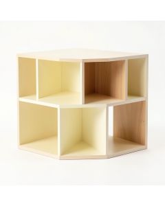 Hazel Falls Desktop Shelving Unit - Cream (synthetic illustration; no displayed measurements)