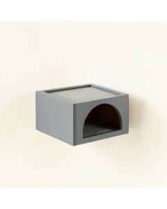 Glen Edge Wall-Mounted Cat Perch - Gray (synthetic illustration; no displayed measurements)
