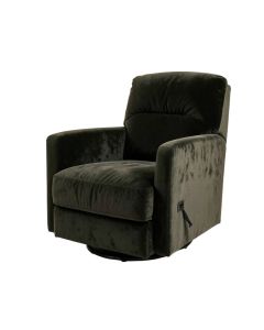 Standley 29.3 '' Wide Velvet Manual Swivel Standard Recliner