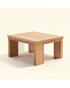 Henkil Solid Wood Coffee Table (synthetic illustration; no displayed measurements)