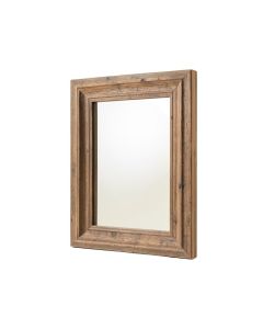 Rustic Beveled Mirror Set