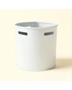 Flint Branch Closed Garden Compost Bin - White (synthetic illustration; no displayed measurements)