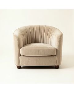 Briar Brook Upholstered Armchair - Beige (synthetic illustration; no displayed measurements)
