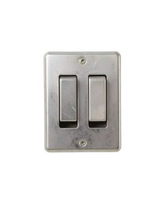 Two Raccoons 2-Gang Toggle Light Switch Wall Plate
