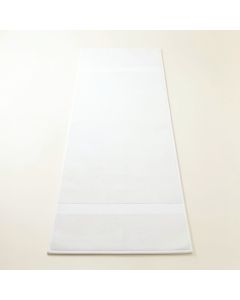 Olive Crest Narrow Runner Rug - White (synthetic illustration; no displayed measurements)