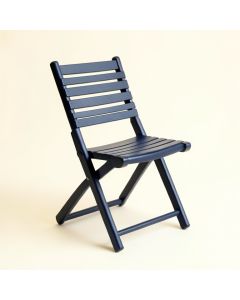 Spruce Bend Folding Outdoor Chair - Navy (synthetic illustration; no displayed measurements)