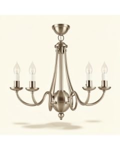 Hadrian 5 - Light Shaded Classic / Traditional Chandelier (synthetic illustration; no displayed measurements)