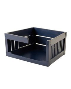 River Crest Empty Furniture-Style Pet Crate - Navy