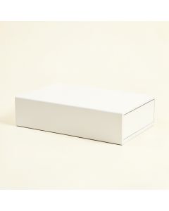 River Dale Desktop Monitor Riser - White (synthetic illustration; no displayed measurements)