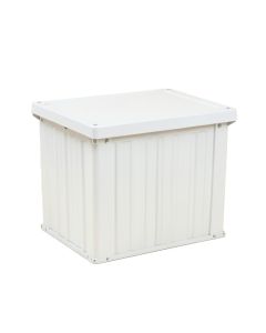 Stone Branch Closed Outdoor Storage Box - White (synthetic illustration; no displayed measurements)
